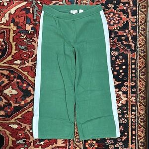 La Ligne for Target Green Sweater Lounge Pants with Light Blue Stripe Size XL